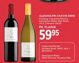 MENY Alkoholfri Chavin Zero tilbud