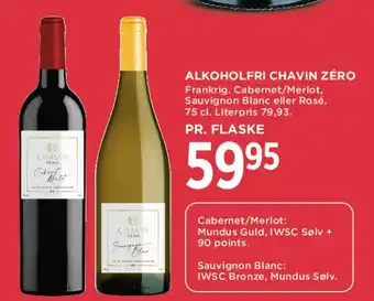 MENY Alkoholfri Chavin Zero tilbud