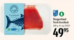 Føtex Skagenfood fersk tunsteak tilbud