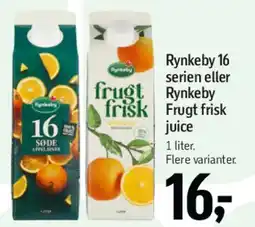 Føtex Rynkeby Frugt Frisk juice / Rynkeby 16-serien tilbud