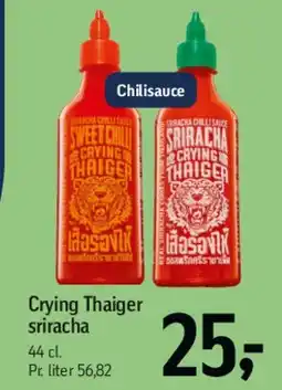 Føtex Crying Thaiger sriracha tilbud