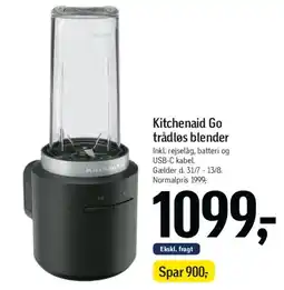 Føtex KitchenAid Go trådløs blender tilbud