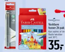 Føtex Faber-Castell vaskbare tusser 24-pak tilbud