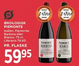 MENY Økologisk Piemonte (Pr. flaske) tilbud