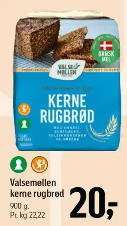 Føtex Valsemøllen kerne rugbrød tilbud