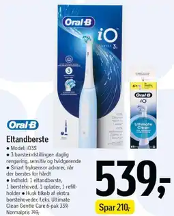 Føtex Oral‑B eltandbørste (iO / iO3) tilbud