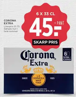 MENY Corona Extra - 6 x 33 cl tilbud