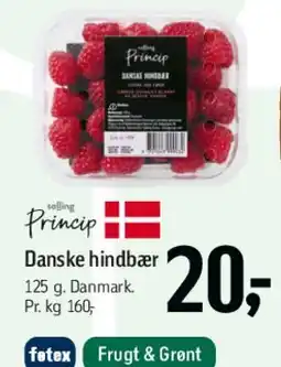 Føtex Danske hindbær tilbud