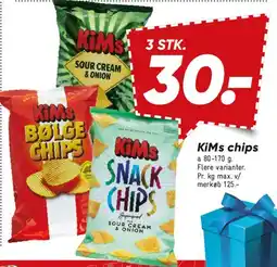 Bilka KIMs chips - 3 stk. tilbud