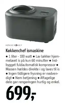 Føtex Køkkenchef ismaskine tilbud
