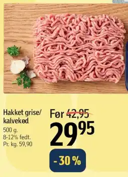Føtex Hakket grisekød/kalvekød tilbud