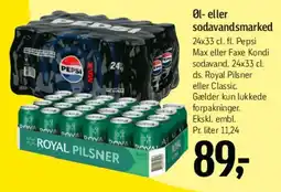 Føtex Øl- eller sodavandsmarked tilbud