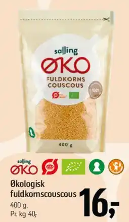 Føtex Økologisk fuldkorns couscous tilbud