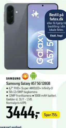 Føtex Samsung Galaxy A57 5G 128GB tilbud