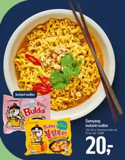 Føtex Samyang instant nudler tilbud