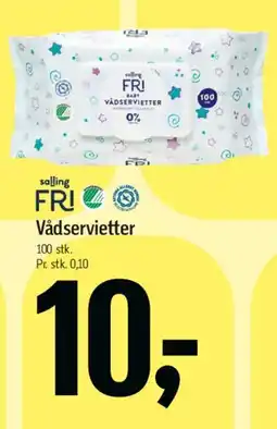 Føtex Vådservietter tilbud