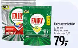 Føtex Fairy opvasketabs tilbud