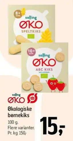 Føtex Økologiske børnekiks tilbud