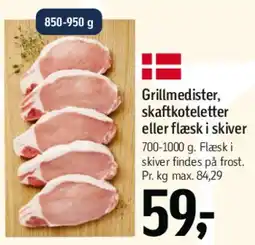 Føtex Grillmedister, skaftekoteletter eller flæsk i skiver tilbud