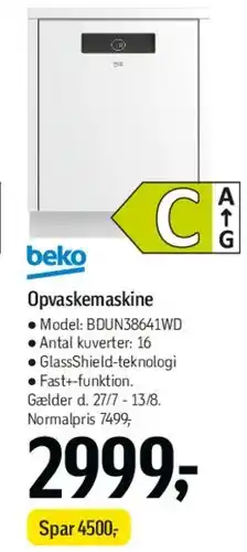 Føtex Opvaskemaskine tilbud