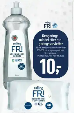 Føtex Rengøringsmiddel eller rengøringsservietter tilbud