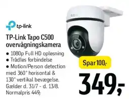 Føtex TP-Link Tapo C500 overvågningskamera tilbud