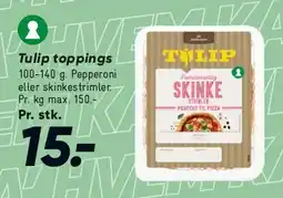 Bilka Tulip toppings (skinke / pepperoni) tilbud