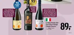 Føtex Cantine Amato eller San Felice Il Grigio / Chianti Classico tilbud