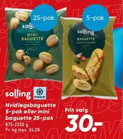 Bilka Salling baguette tilbud