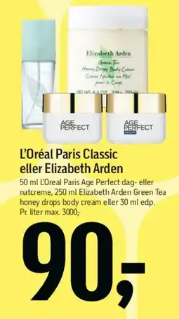 Føtex L'Oréal Paris Classic eller Elizabeth Arden tilbud