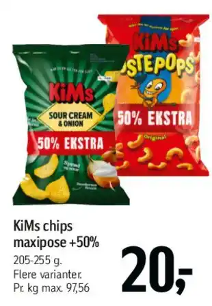 Føtex KiMs chips tilbud
