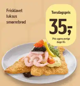 Føtex Frisklavet luksus smørrebrød tilbud