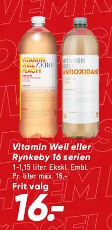 Bilka Vitamin Well eller Rynkeby tilbud