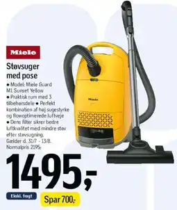 Føtex Miele støvsuger med pose tilbud