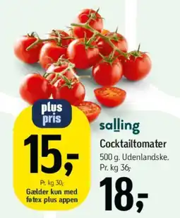 Føtex Cocktailtomater tilbud