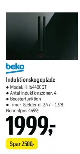 Føtex Induktionskogeplade tilbud