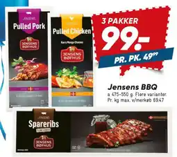 Bilka Jensen's BBQ - 3 pakker tilbud tilbud
