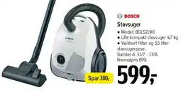 Føtex Bosch Støvsuger tilbud