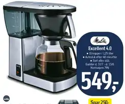 Føtex Melitta Excellent 4.0 tilbud