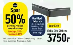 Føtex Huma Prestige boxmadrasseng tilbud