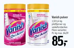 Føtex Vanish pulver tilbud