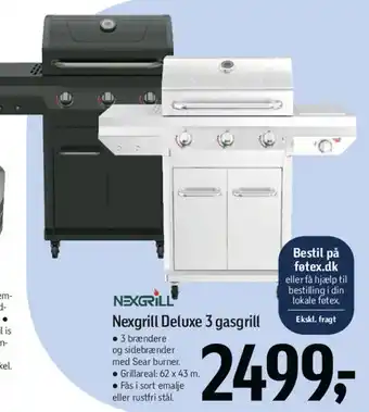 Nexgrill Deluxe 3 gasgrill