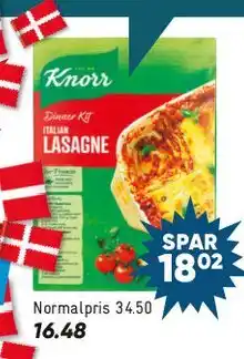 Bilka Knorr Lasagne (Knorr dinner kit) tilbud