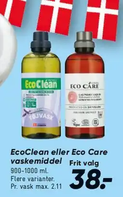 Bilka EcoClean eller Eco Care (900-1000 ml) tilbud