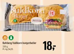Føtex Kohberg fuldkorn burgerboller tilbud