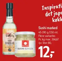 Føtex Sushi marked tilbud