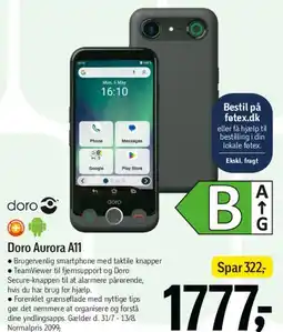 Føtex Doro Aurora A11 tilbud