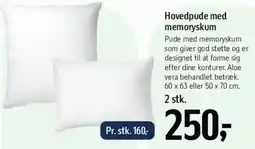 Føtex Hovedpude med memoryskum tilbud