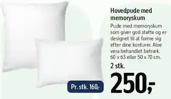 Føtex Hovedpude med memoryskum tilbud