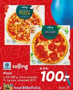 Bilka Pizza tilbud